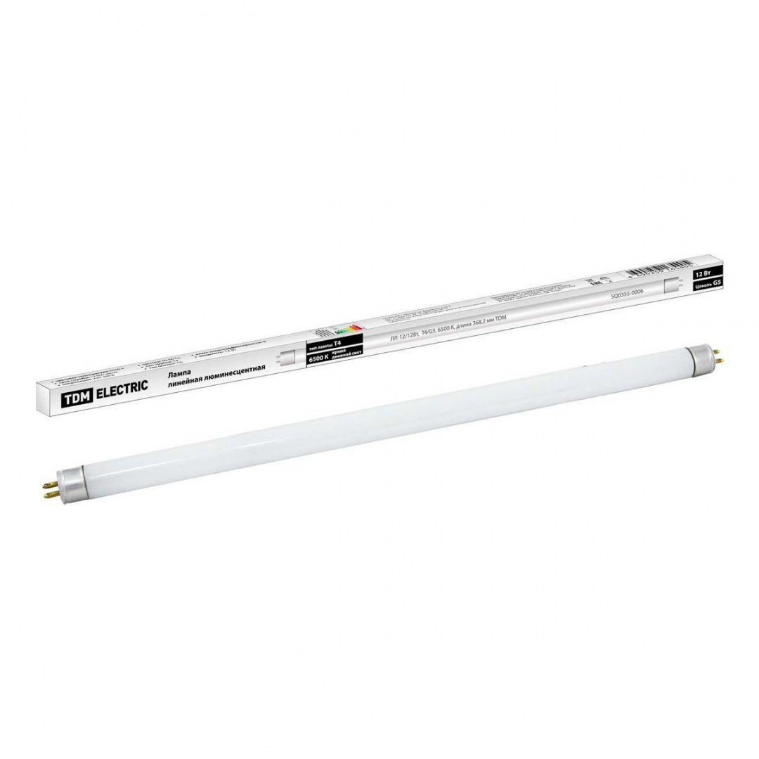 Лампа люминесцентная TDM Electric G5 12W 6500K белая SQ0355-0006 