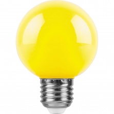 Лампа светодиодная Feron Е27 3W желтая LB-37125904