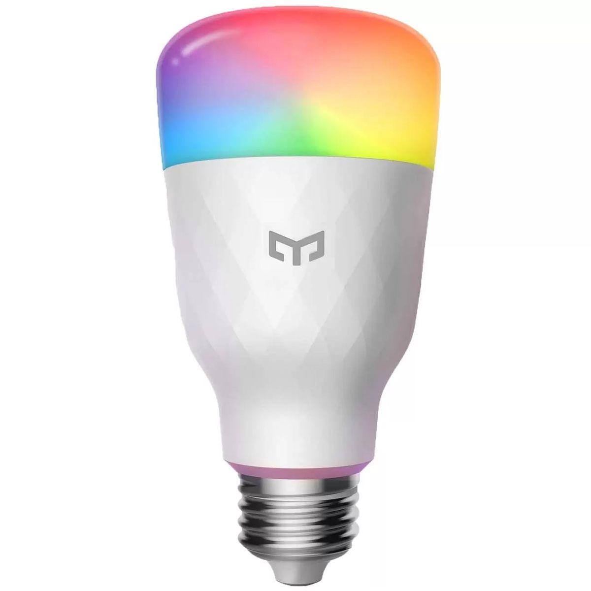 Лампа светодиодная диммируемая Yeelight E27 8W RGB+CCT белая YLDP005 