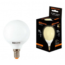 Лампа энергосберегающая TDM Electric Е14 11W 2700K матовая SQ0323-0159