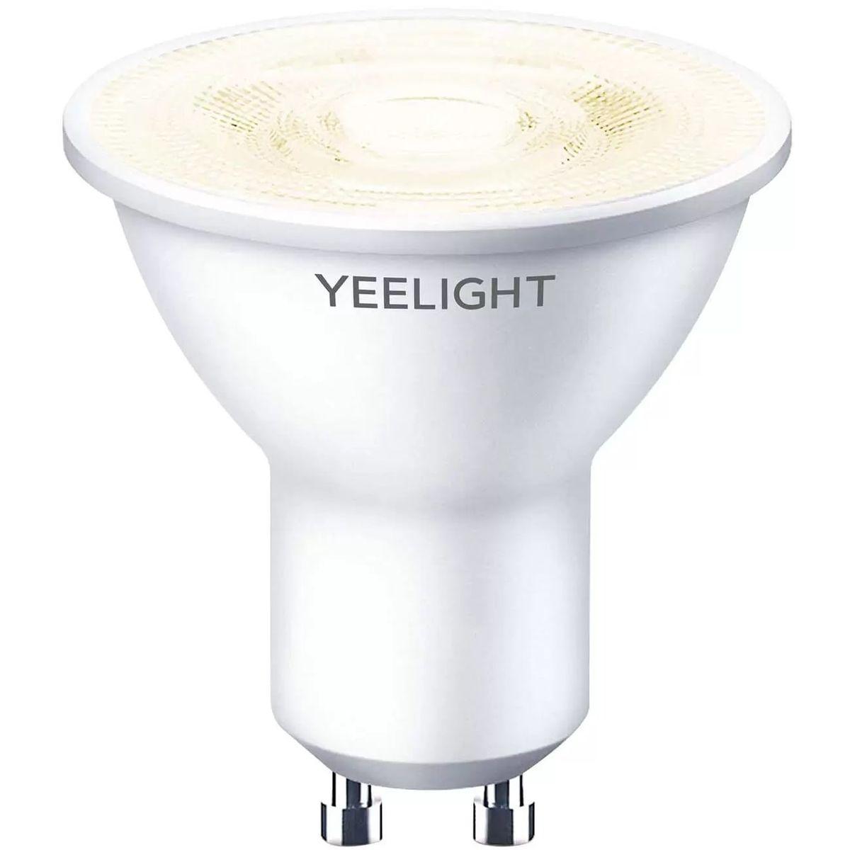 Лампа светодиодная диммируемая Yeelight GU10 4,8W 2700K прозрачная (4 шт) YGYC0120005WTEU 