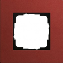 Рамка 1-постовая Gira Esprit Lenoleum-Multiplex красный 0211229