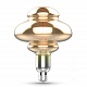Лампа светодиодная филаментная диммируемая Gauss E27 8W 2400K серая 162802008 
