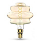 Лампа светодиодная филаментная диммируемая Gauss E27 8W 2400K золотая 161802008 