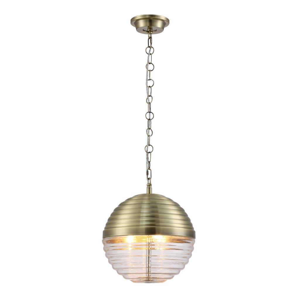 Подвесной светильник Crystal Lux Alberto SP3 Bronze/Transparente 