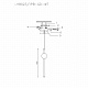 Подвесной светодиодный светильник Lumien Hall Greniya LH8023/1PB-GD-WT 