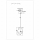 Подвесной светильник Lumien Hall Nertus LH4111/1P-CR-BL 