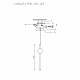 Подвесной светодиодный светильник Lumien Hall Greniya LH8023/1PB-CR-WT 