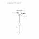 Подвесной светодиодный светильник Lumien Hall Greniya LH8023/1PA-CR-WT 